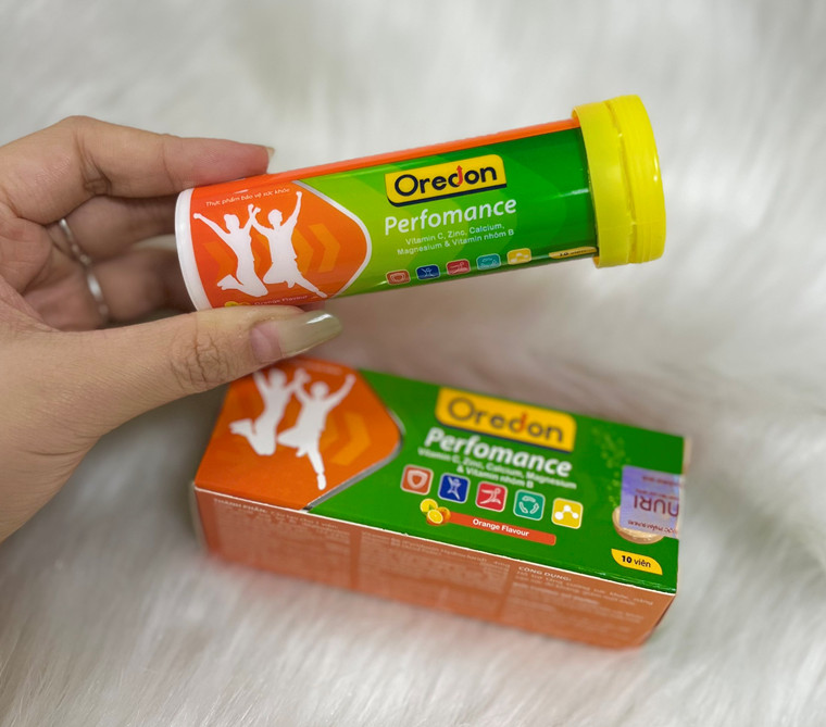Viên sủi Oredon Perfomance dùng được cho người tiểu đường