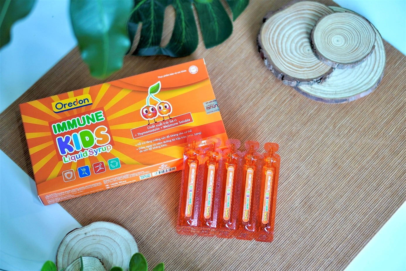 Thành phần Oredon Immune Kisds Liquid Syrup