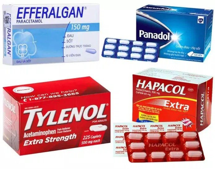 Thuốc Paracetamol giúp giảm đau, hạ sốt